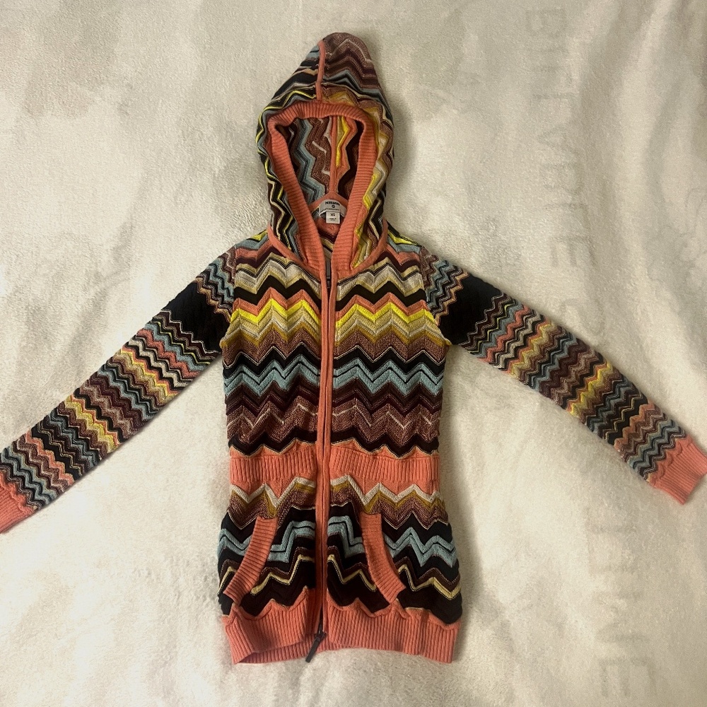 Missoni knitted hoodie
